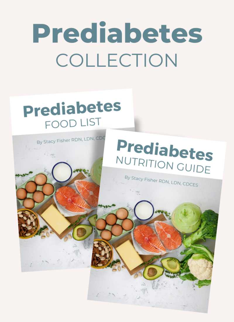 Nutrition guides for people with prediabetes